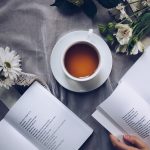 tea time, reading, poetry