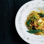 photo of cooked pasta on plate