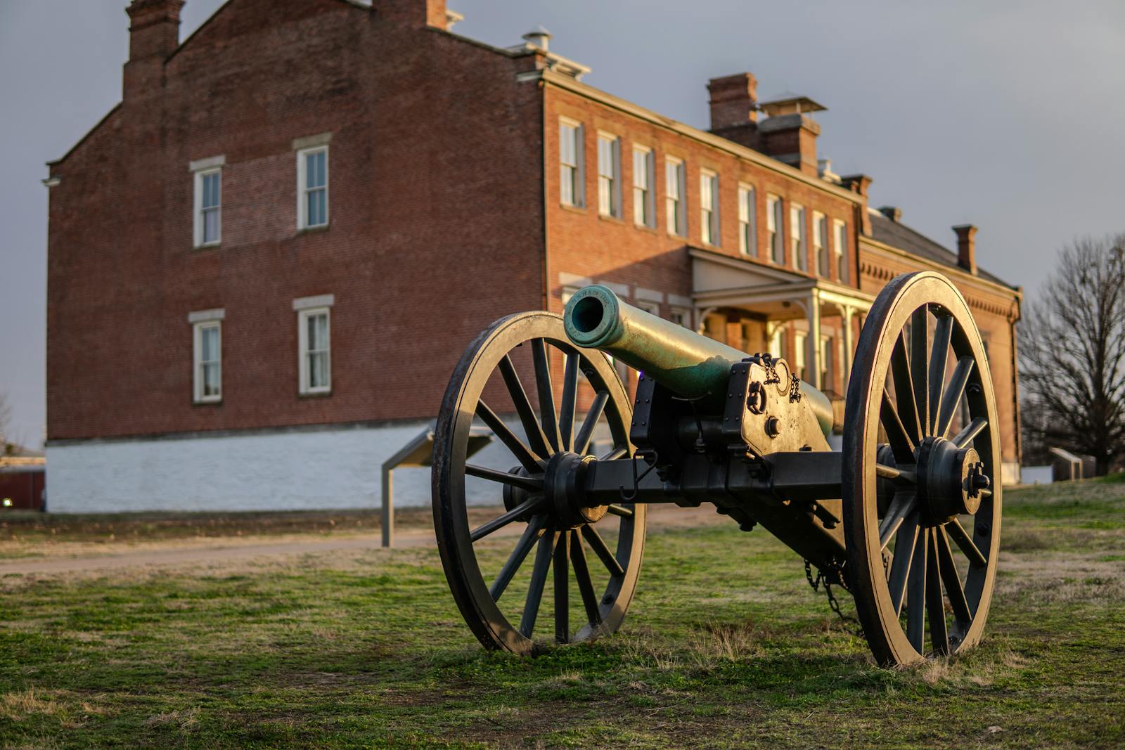 Cannon at Fort Smith National Historic Site
