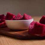 Close-Up Photo of Sliced Dragon Fruit