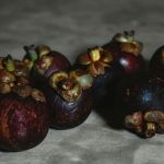 Close-up Photo of Mangosteen Fruit