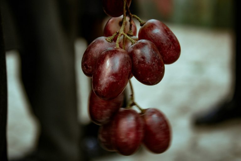 red grapes
