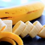 banana, fruit, peeled